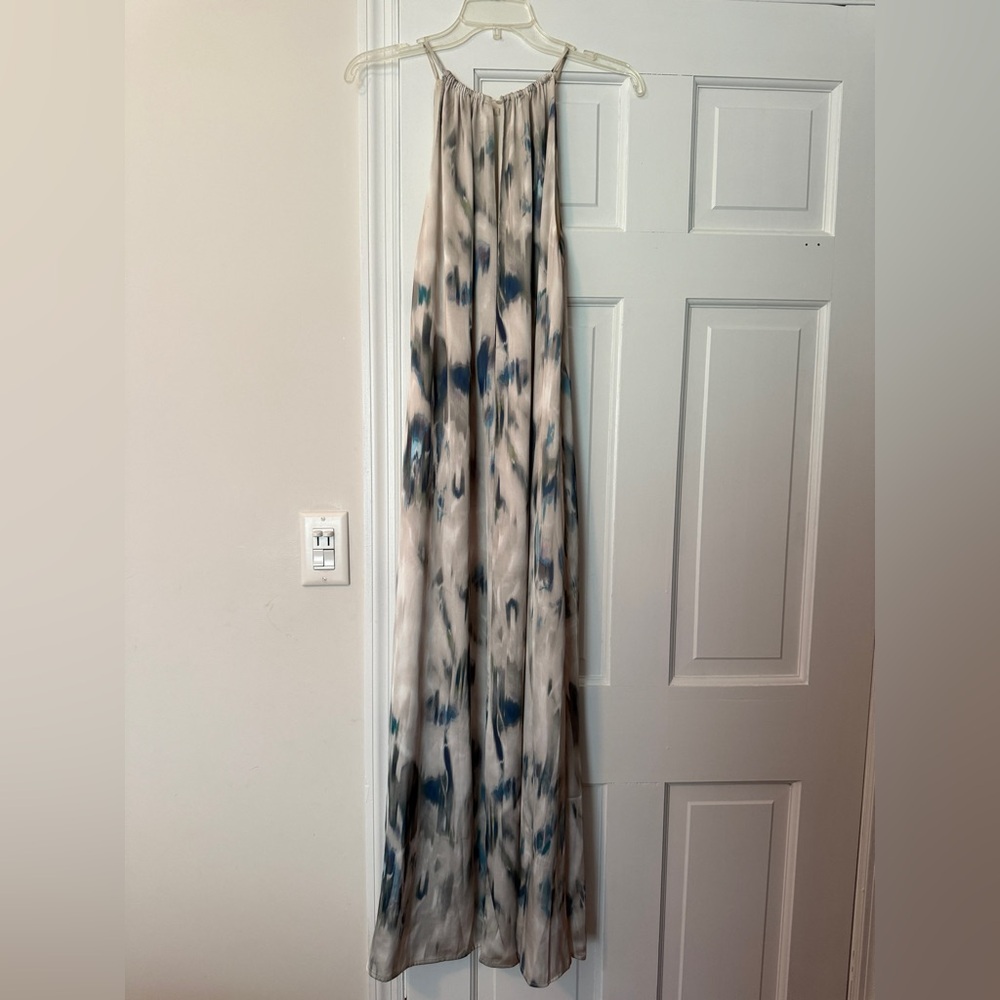 H&M Blue and White Maxi Dress for Cocktail Nights